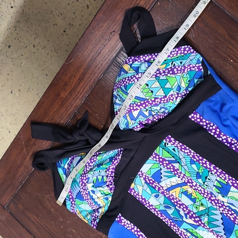 AB Studio Multi-Color Maxi Dress - Picture 7 of 9